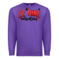 Purple be mine valentine Premium Sweatshirt - MaliasSmallBusiness