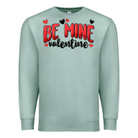 Seafoam be mine valentine Premium Sweatshirt - MaliasSmallBusiness