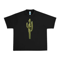 Black cactus Urban Heavy Tee - BarkalooDesign