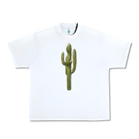 White cactus Urban Heavy Tee - BarkalooDesign