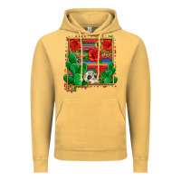 Vintage Mustard new mexico map Vintage Hoodie - Zillion Design Studio