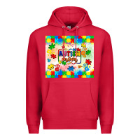Cardinal autism mom Premium Hoodie - LillyAllenDesigns