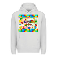 Dove Grey autism mom Premium Hoodie - LillyAllenDesigns