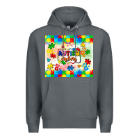 Rock autism mom Premium Hoodie - LillyAllenDesigns