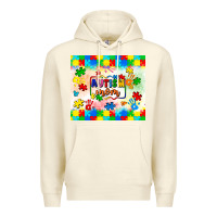 Sandshell autism mom Premium Hoodie - LillyAllenDesigns