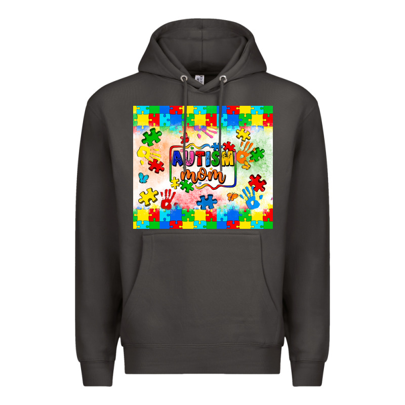 Autism Mom Premium Hoodie by LillyAllenDesigns | Teevron