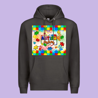 Autism Mom Premium Hoodie Designed By Lillyallendesigns