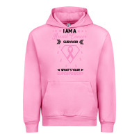 Fuchsia Pink I am a Breast Cancer Survivor What is Your Superpower Urban Hoodie - Bettercallsaul