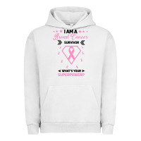 Pigment Lunar Rock I am a Breast Cancer Survivor What is Your Superpower Urban Hoodie - Bettercallsaul