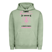 Pigment Oil Green I am a Breast Cancer Survivor What is Your Superpower Urban Hoodie - Bettercallsaul