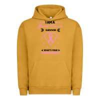 Pigment Peanut Butter I am a Breast Cancer Survivor What is Your Superpower Urban Hoodie - Bettercallsaul