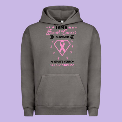 I Am A Breast Cancer Survivor What Is Your Superpower Urban Hoodie Designed By Bettercallsaul