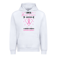 White I am a Breast Cancer Survivor What is Your Superpower Urban Hoodie - Bettercallsaul