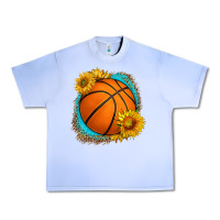Grape Ice western basketball with sunflower Urban Heavy Tee - HRA Design Shop