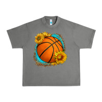 Tornado western basketball with sunflower Urban Heavy Tee - HRA Design Shop