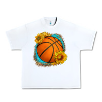 White western basketball with sunflower Urban Heavy Tee - HRA Design Shop
