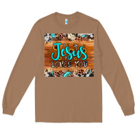 Toasted Coconut jesus loves you Long Sleeve Tee - JahusDesignShop