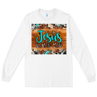White jesus loves you Long Sleeve Tee - JahusDesignShop