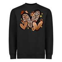 Black melanin hearts Heavyweight Sweatshirt - Zillion Design Studio