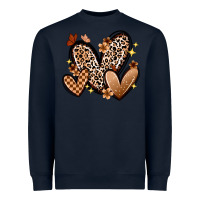 Navy melanin hearts Heavyweight Sweatshirt - Zillion Design Studio