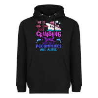 Black we're more than just cruising friends Heavyweight Hoodie - MaliasSmallBusiness