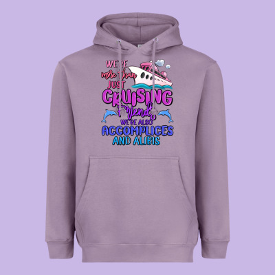 We're More Than Just Cruising Friends Heavyweight Hoodie Designed By Maliassmallbusiness