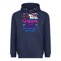 Navy we're more than just cruising friends Heavyweight Hoodie - MaliasSmallBusiness