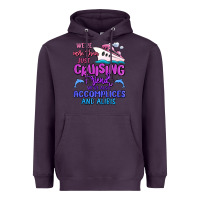 Plum we're more than just cruising friends Heavyweight Hoodie - MaliasSmallBusiness