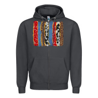Smoke western brushstroke Zipper Hoodie - AdoDesignShop