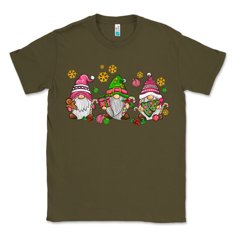 Pink Christmas Gnomies Classic Tee by AdoDesignShop | Teevron