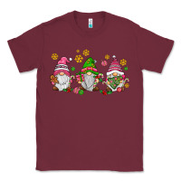 Burgundy pink christmas gnomies Classic Tee - AdoDesignShop