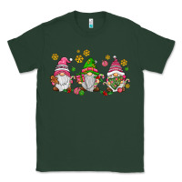 Sports Green pink christmas gnomies Classic Tee - AdoDesignShop