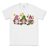White pink christmas gnomies Classic Tee - AdoDesignShop