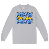 Moon Dust snow snow snow with sparkle Long Sleeve Tee - AdoDesignShop