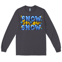 Smoke snow snow snow with sparkle Long Sleeve Tee - AdoDesignShop