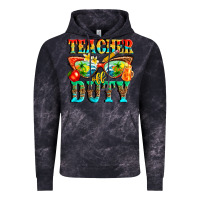 Cloud Black teacher off duty Vintage Hoodie - texasbilliewilder