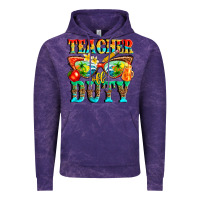 Cloud Purple teacher off duty Vintage Hoodie - texasbilliewilder