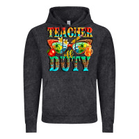 Vintage Black teacher off duty Vintage Hoodie - texasbilliewilder