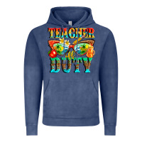 Vintage Denim teacher off duty Vintage Hoodie - texasbilliewilder