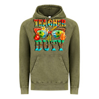 Vintage Olive teacher off duty Vintage Hoodie - texasbilliewilder