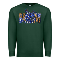 Sports Green cheer mom Premium Sweatshirt - NancyCooperArtShop