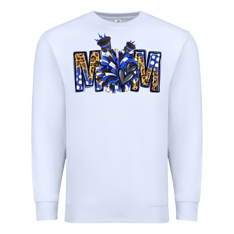 Cheer Mom Premium Sweatshirt by NancyCooperArtShop | Teevron