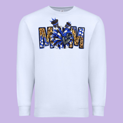 Cheer Mom Premium Sweatshirt Designed By Nancycooperartshop