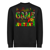 Black i paused my game to celebrate juneteenth Heavyweight Sweatshirt - Zillion Design Studio