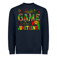 Navy i paused my game to celebrate juneteenth Heavyweight Sweatshirt - Zillion Design Studio