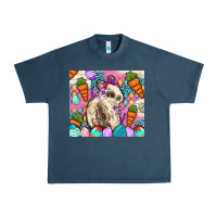 Midnight Navy Easter Bunny tumbler Easter Day Urban Heavy Tee - Neo Western