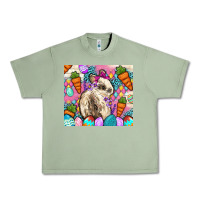 Oil Green Easter Bunny tumbler Easter Day Urban Heavy Tee - Neo Western