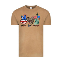 Vintage Camel Peace love america 4th of july Vintage Tee - CowGirlArtShop