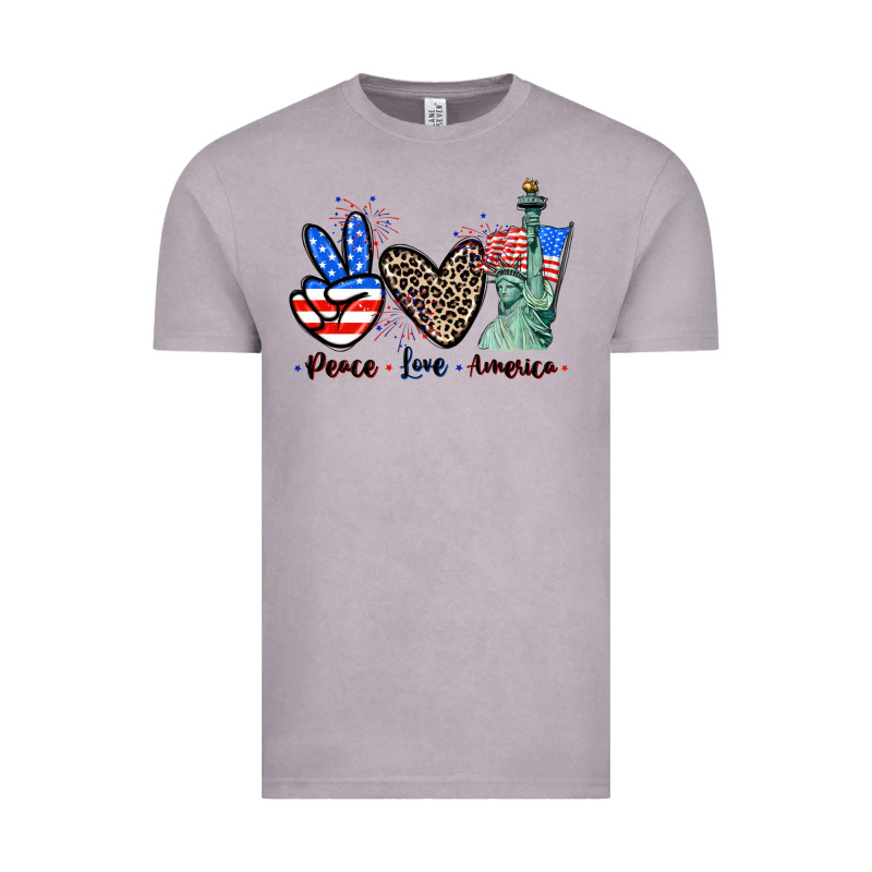 Peace Love America 4th Of July Vintage Tee by CowGirlArtShop | Teevron