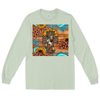 Matcha leopard cross sunflower Long Sleeve Tee - JahusDesignShop